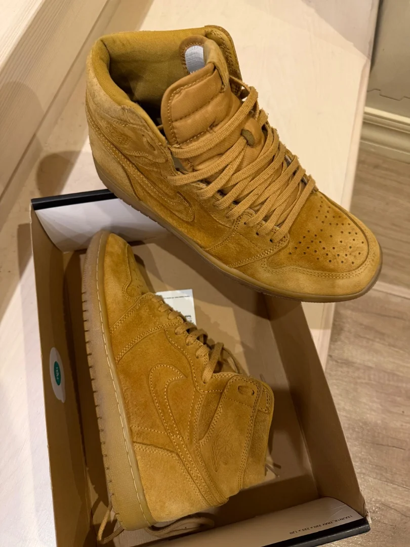 Nike air Jordan 1 retro high wheat - миниатюра 5
