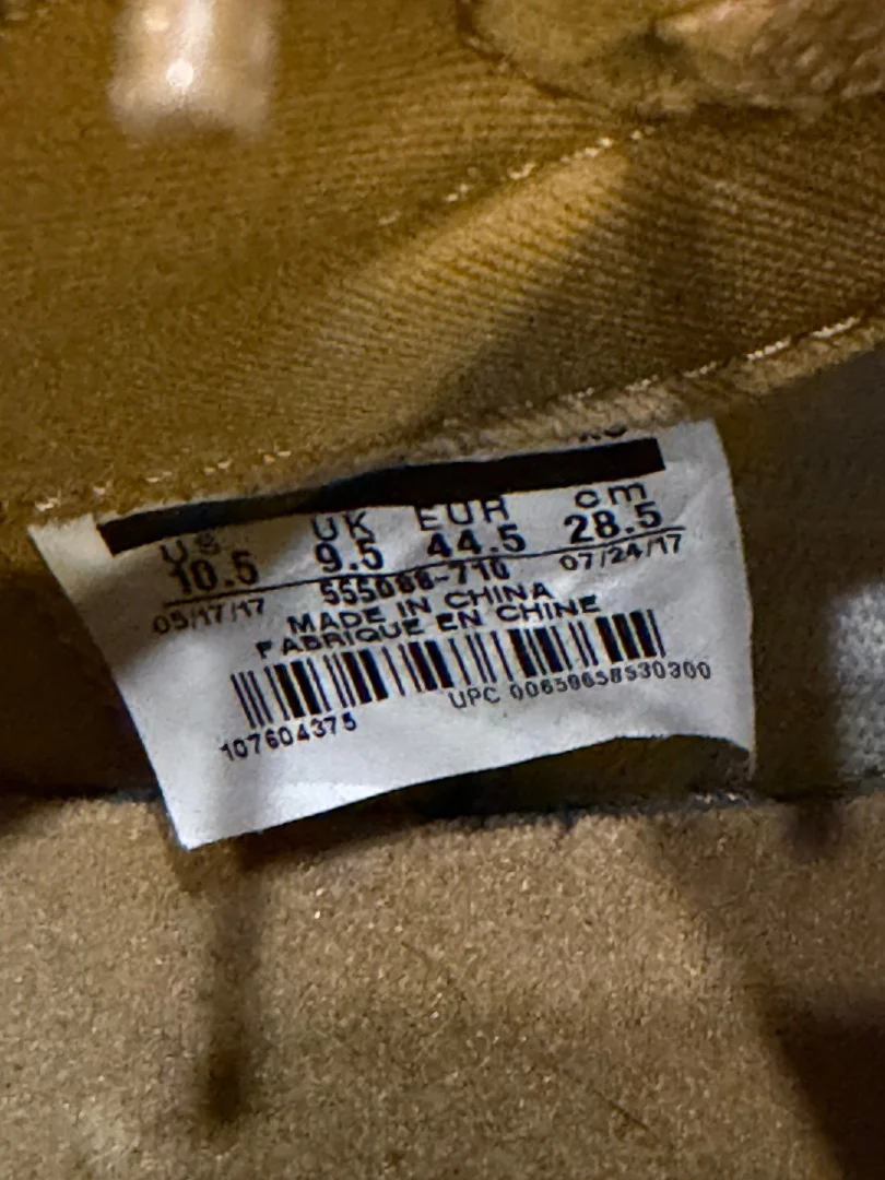 Nike air Jordan 1 retro high wheat - миниатюра 9