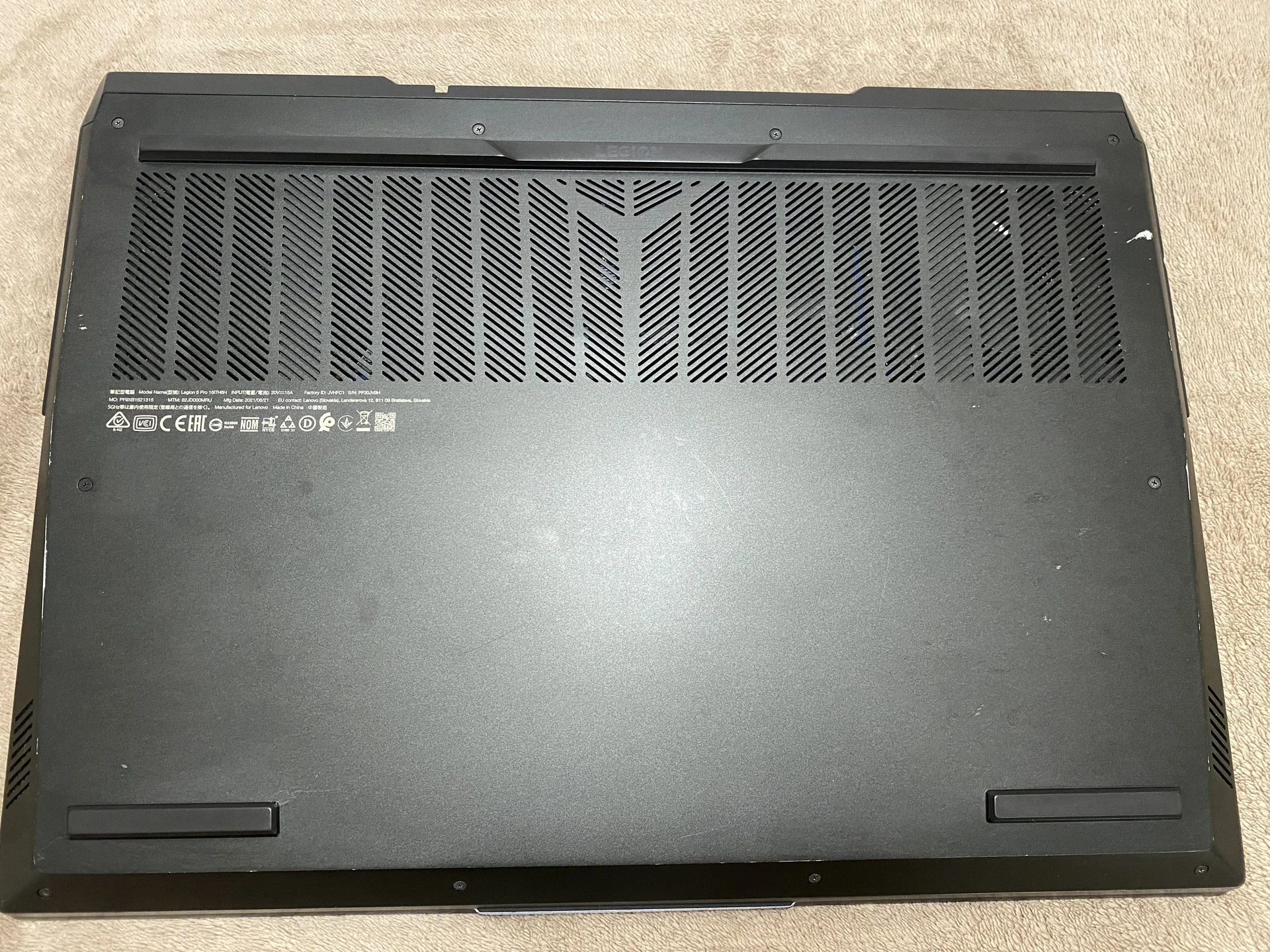 Lenovo Legion 5 Pro игровой ноутбук RTX 3060 - миниатюра 3