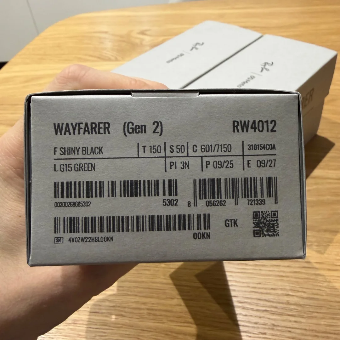 Ray Ban Wayfarer gen 2 G15 green новые - миниатюра 3
