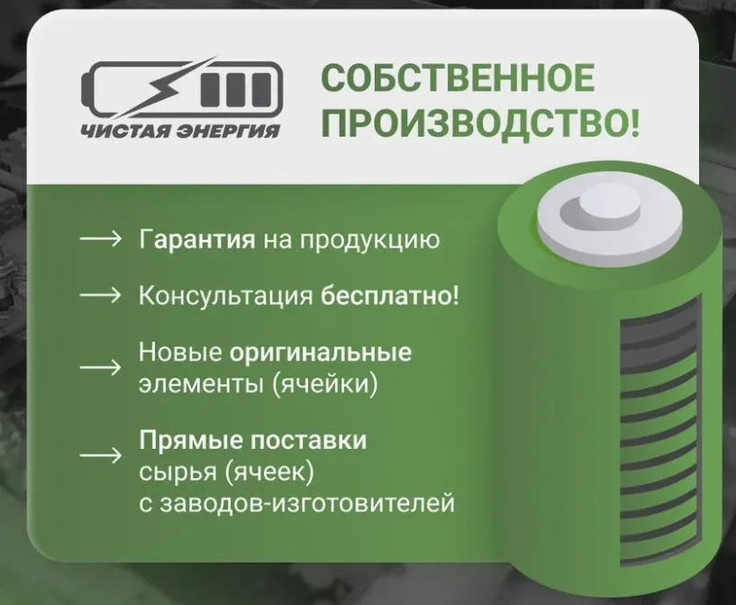 ⭐ ПРОДАЖА ОПТОМ И В РОЗНИЦУ | LiFePO₄ аккумулятор 12В 100Ач | ПРОИЗВОДИТЕЛЬ ⭐ - миниатюра 2