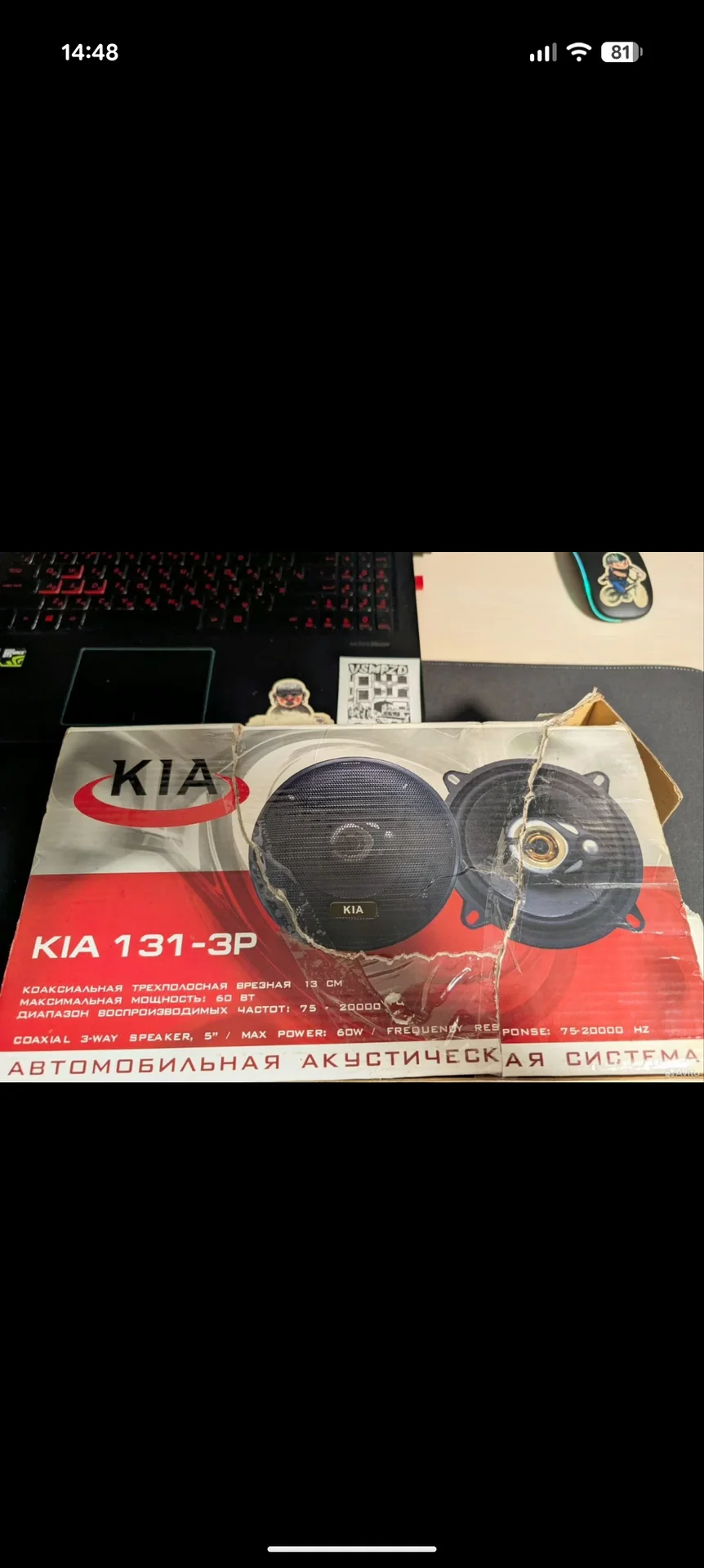 Колонки автомобильные KIA 131-3P - изображение 1