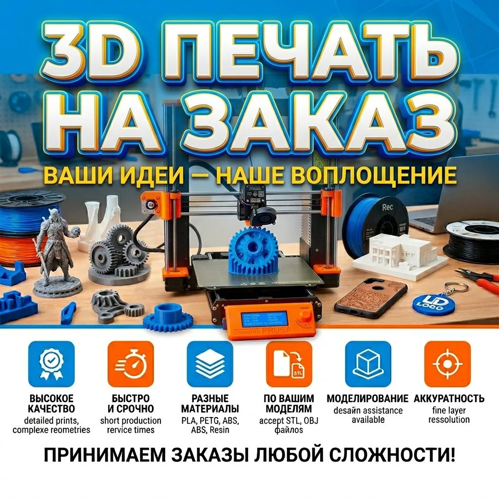 3Д печать на Левенцовке - изображение 1