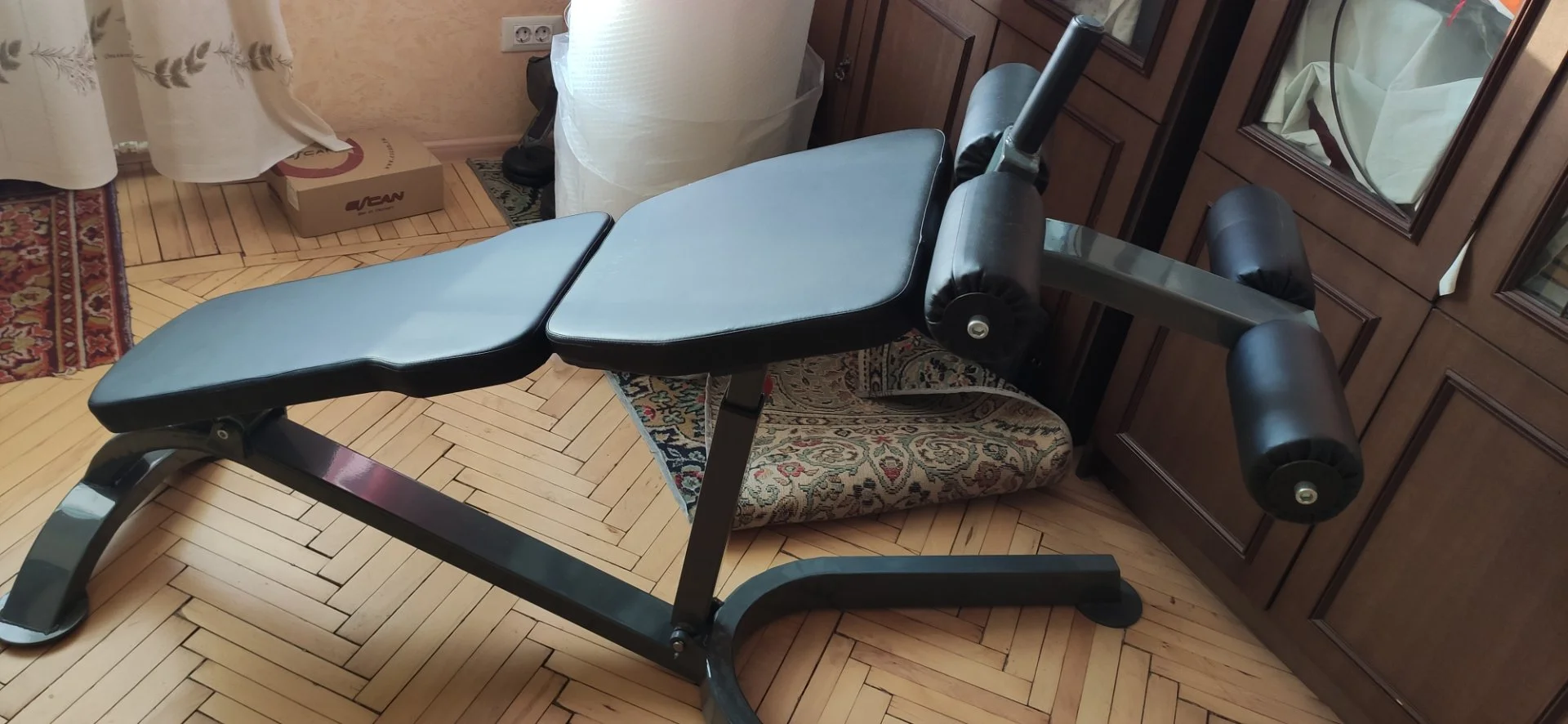 Скамья для пресса профессиональная profigym. New - миниатюра 2