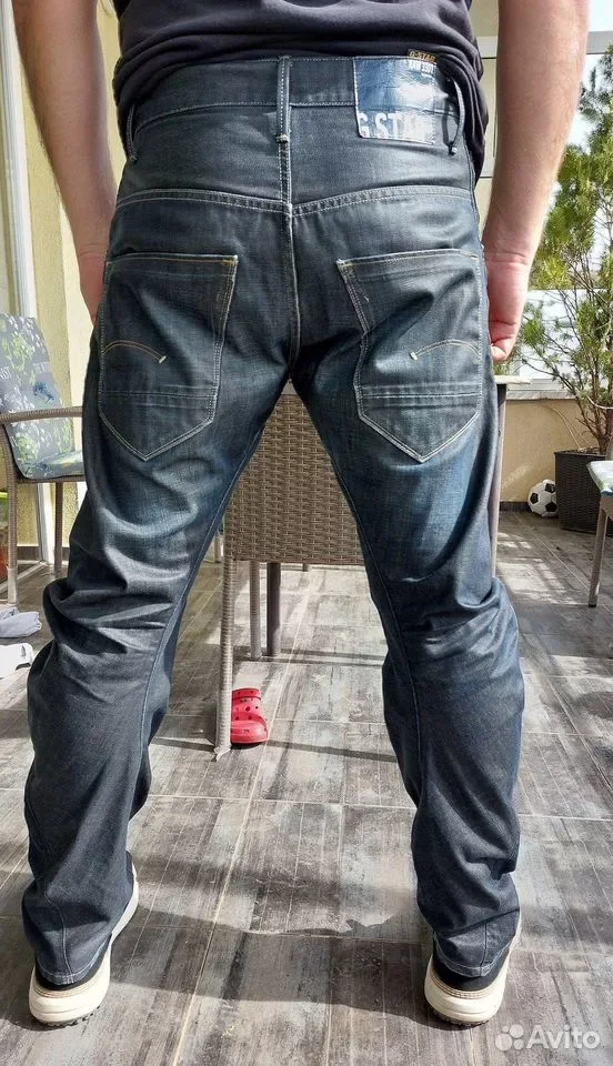 джинсы g-star 3301 arc loose tapered fit - миниатюра 4