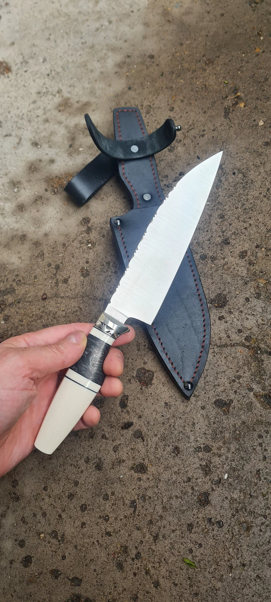 Нож ,,Сантоку" из CPM S90V - миниатюра 2