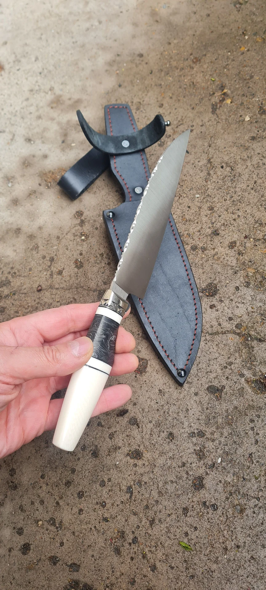 Нож ,,Сантоку" из CPM S90V - миниатюра 3