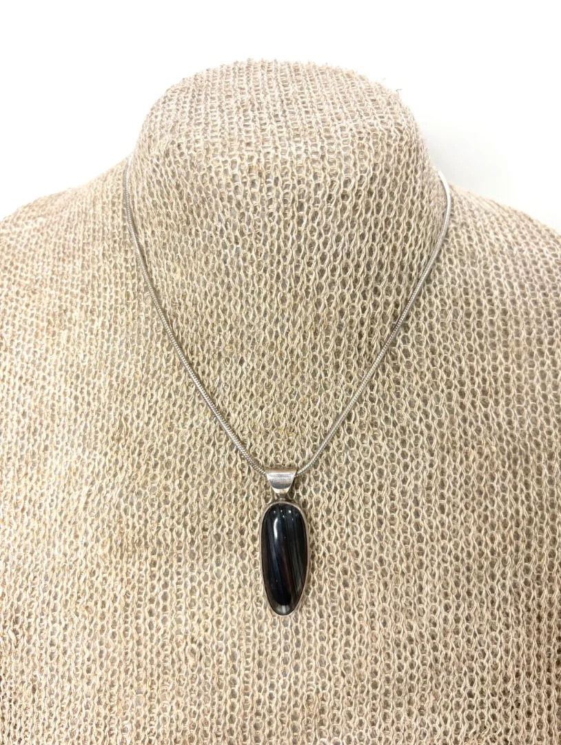 Сет Цепочка Кулон Jabez Jewels Черный Турмалин 925 - изображение 1