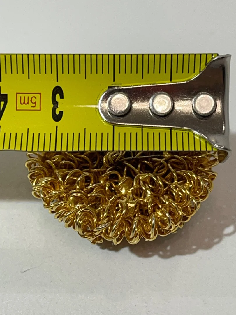 Брошь "Золотая Копна"Фиониты США - миниатюра 5