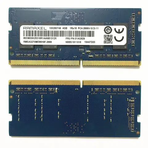 Оперативная память Ramaxel 4GB DDR4 2666MHz для ноутбука Lenovo