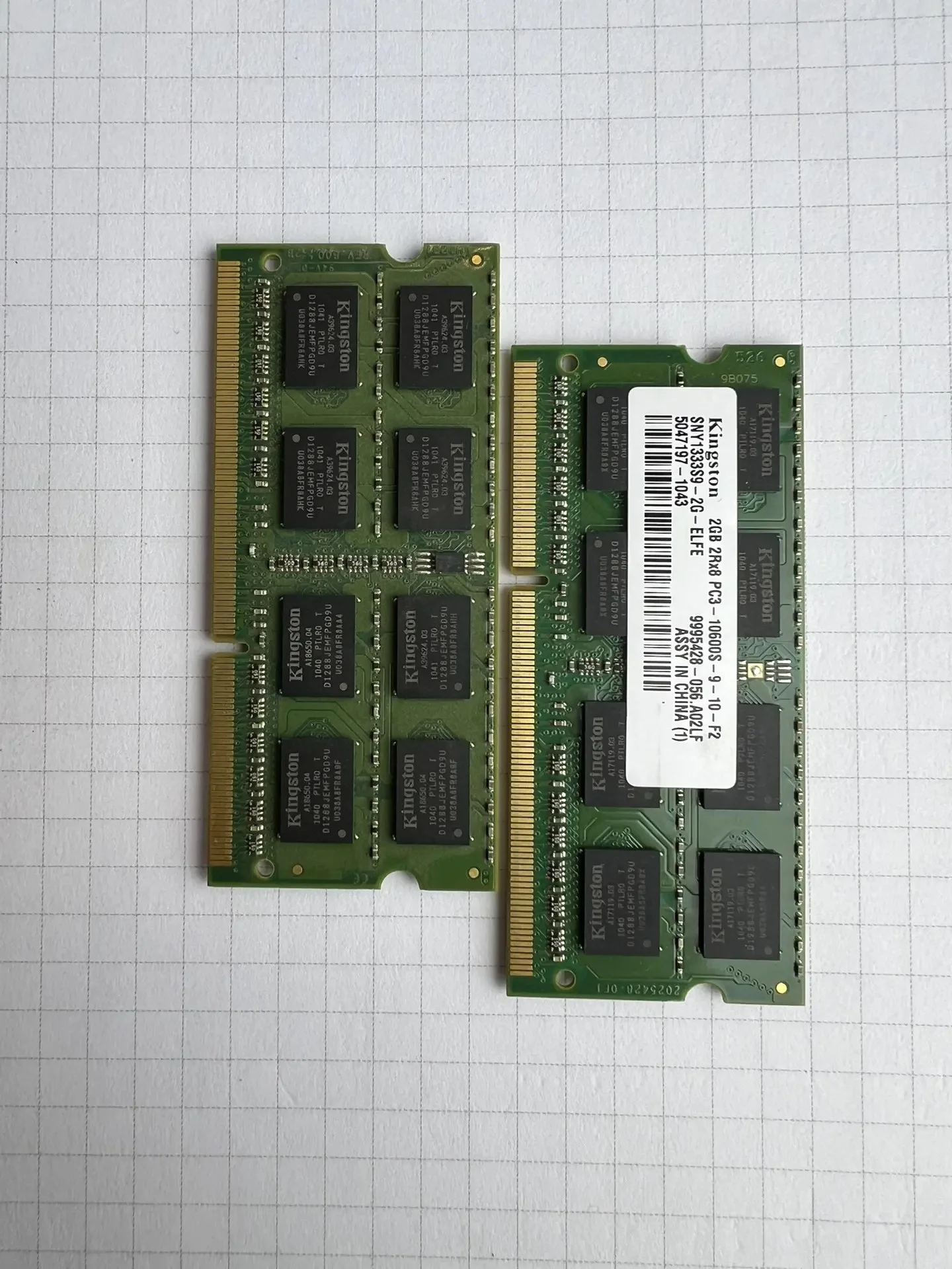 Оперативная память Kingston 2GB DDR3 1066MHz для ноутбука - изображение 1