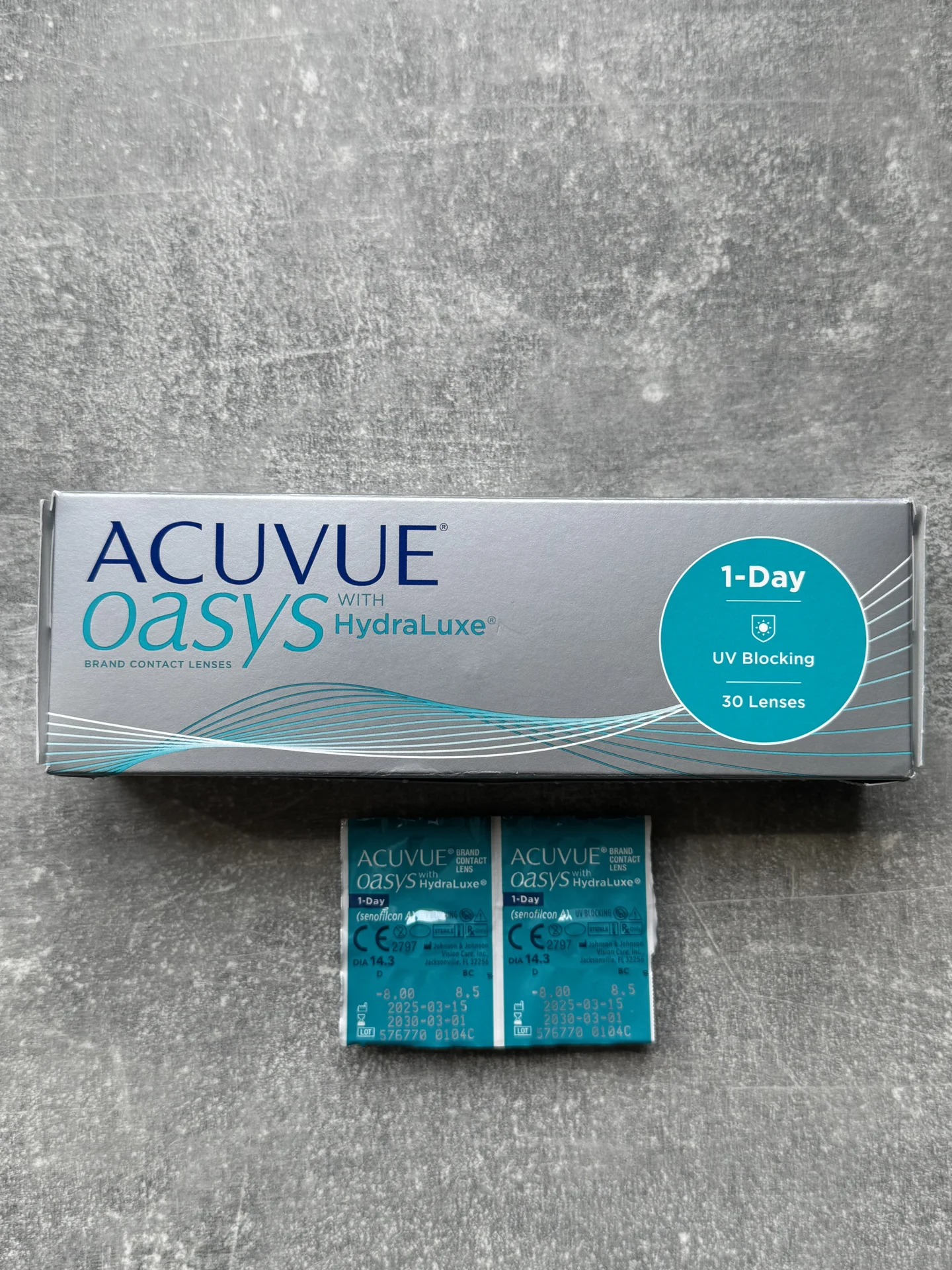 Линзы контактные однодневные Acuvue Oasys (-8.00) - миниатюра 3