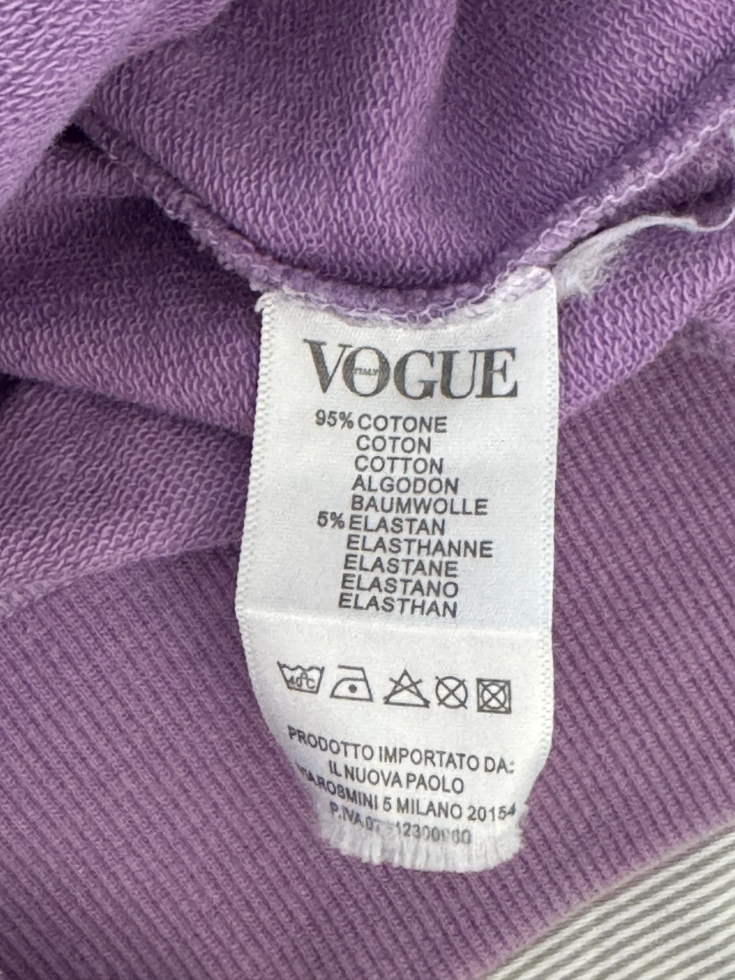 Толстовка Vogue женская сиреневая (S) - миниатюра 5