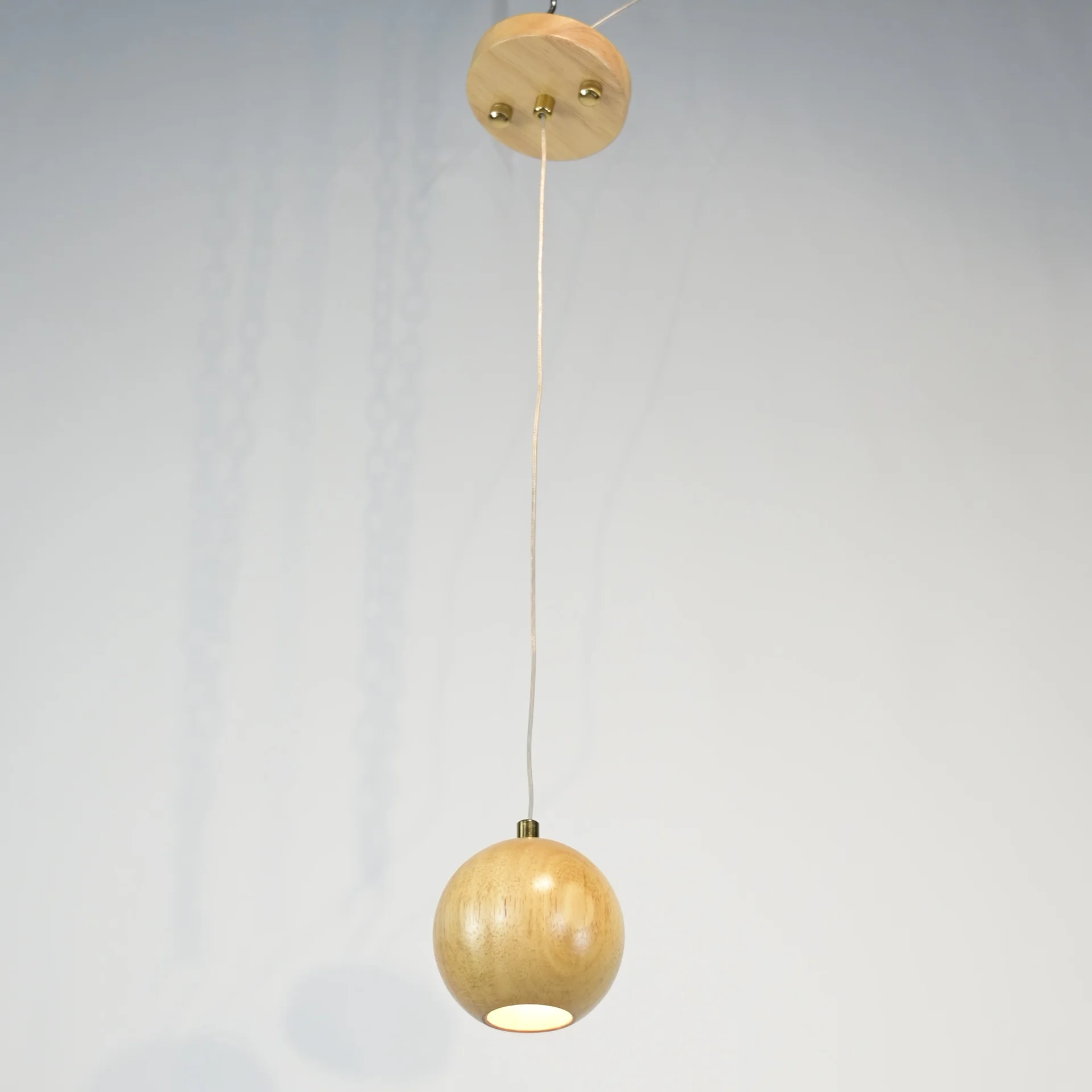 Подвесной светильник Lofter Wooden Sphere - миниатюра 3