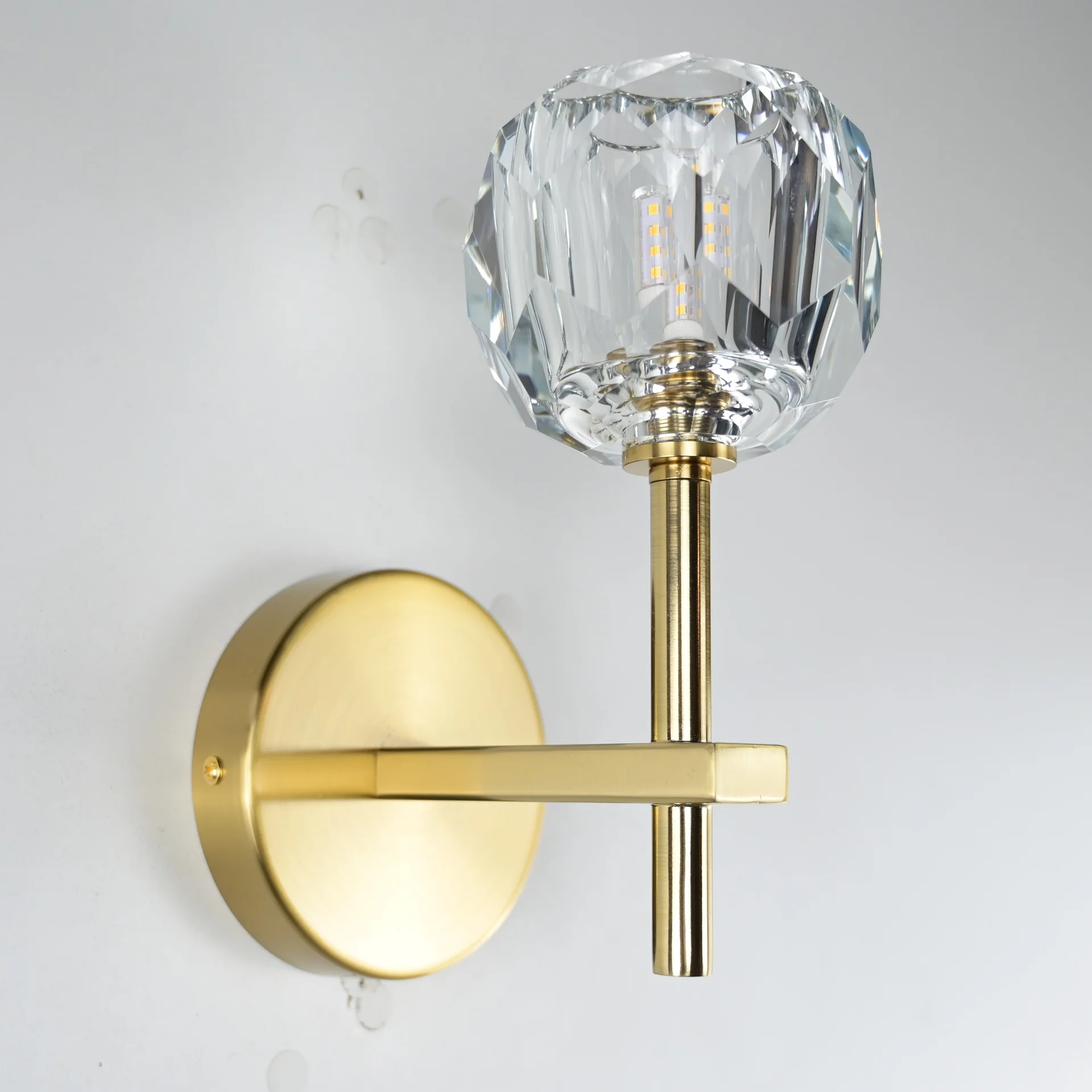 Бра Boule de Cristal Single Sconce Brass - миниатюра 13