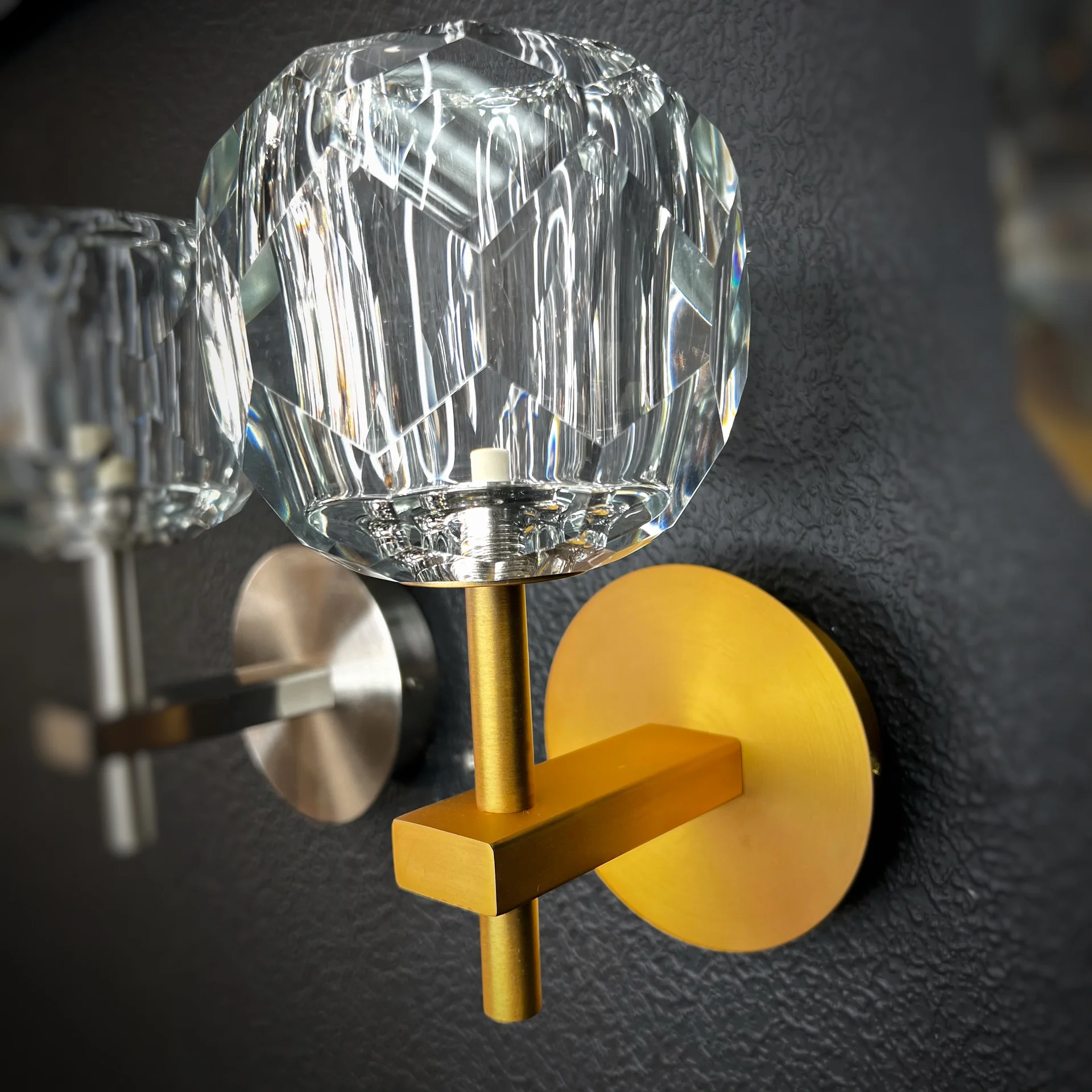 Бра Boule de Cristal Single Sconce Brass - миниатюра 15
