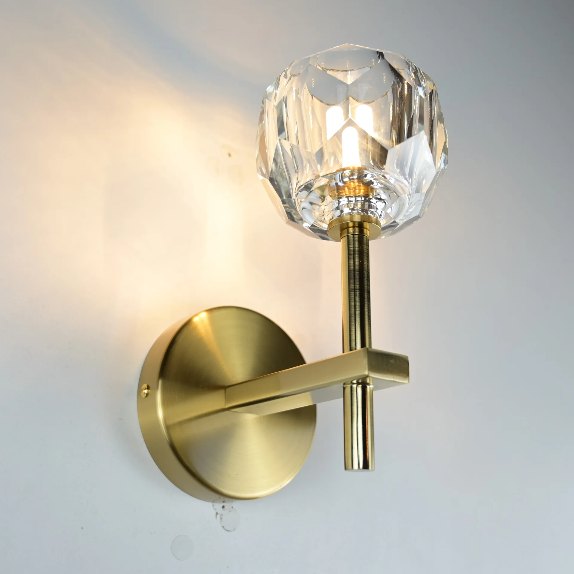 Бра Boule de Cristal Single Sconce Brass - миниатюра 7
