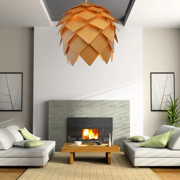 Подвесной светильник Crimea Pine Cone natural wood D20 - миниатюра 3