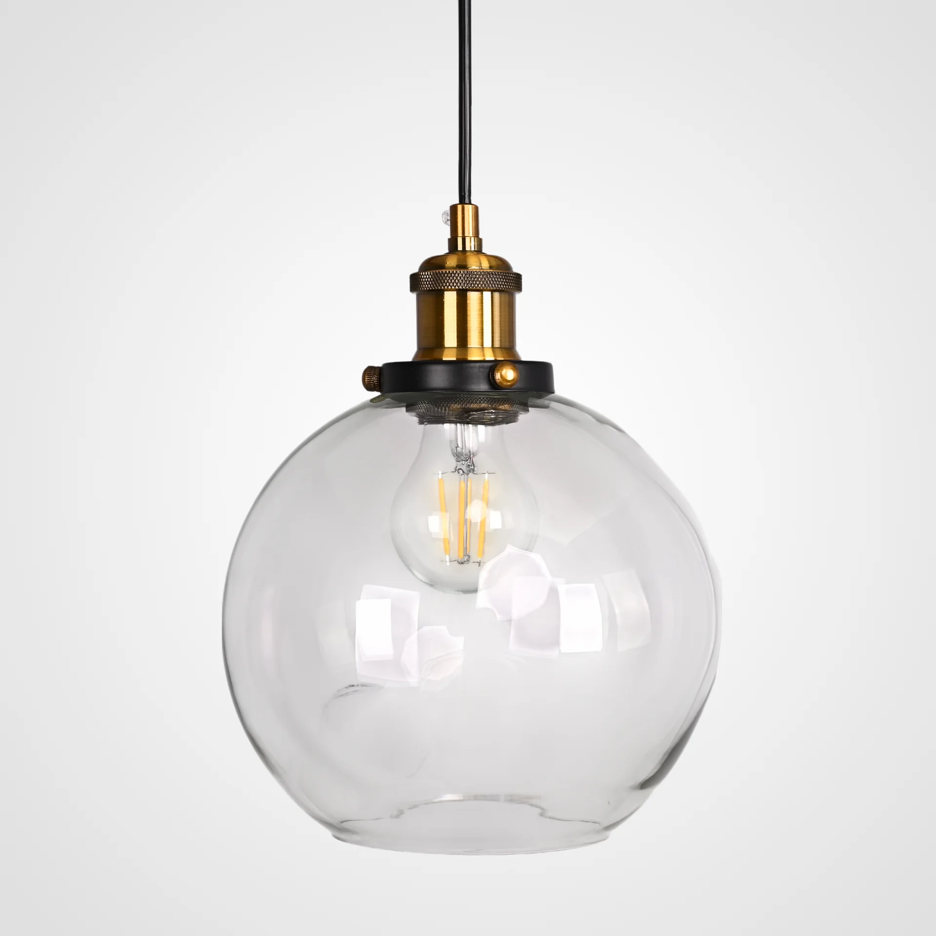 Подвесной светильник Loft Clear Glass Sphere Cloche - изображение 1