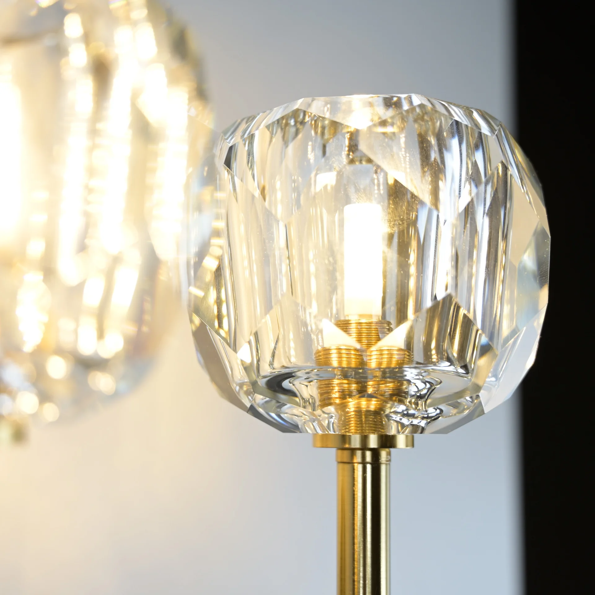 Бра Boule de Cristal Double Sconce Brass - миниатюра 13