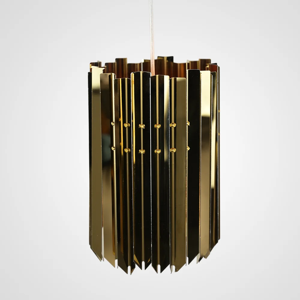 Подвесной светильник Tom Kirk Facet Pendant Gold - миниатюра 10