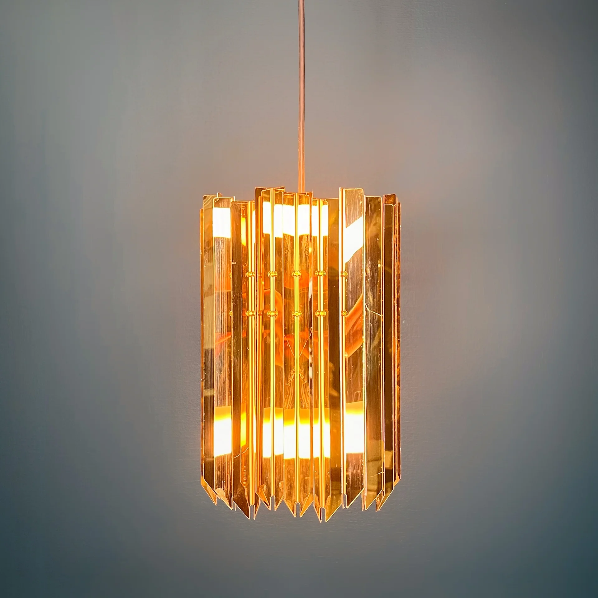Подвесной светильник Tom Kirk Facet Pendant Gold - миниатюра 19