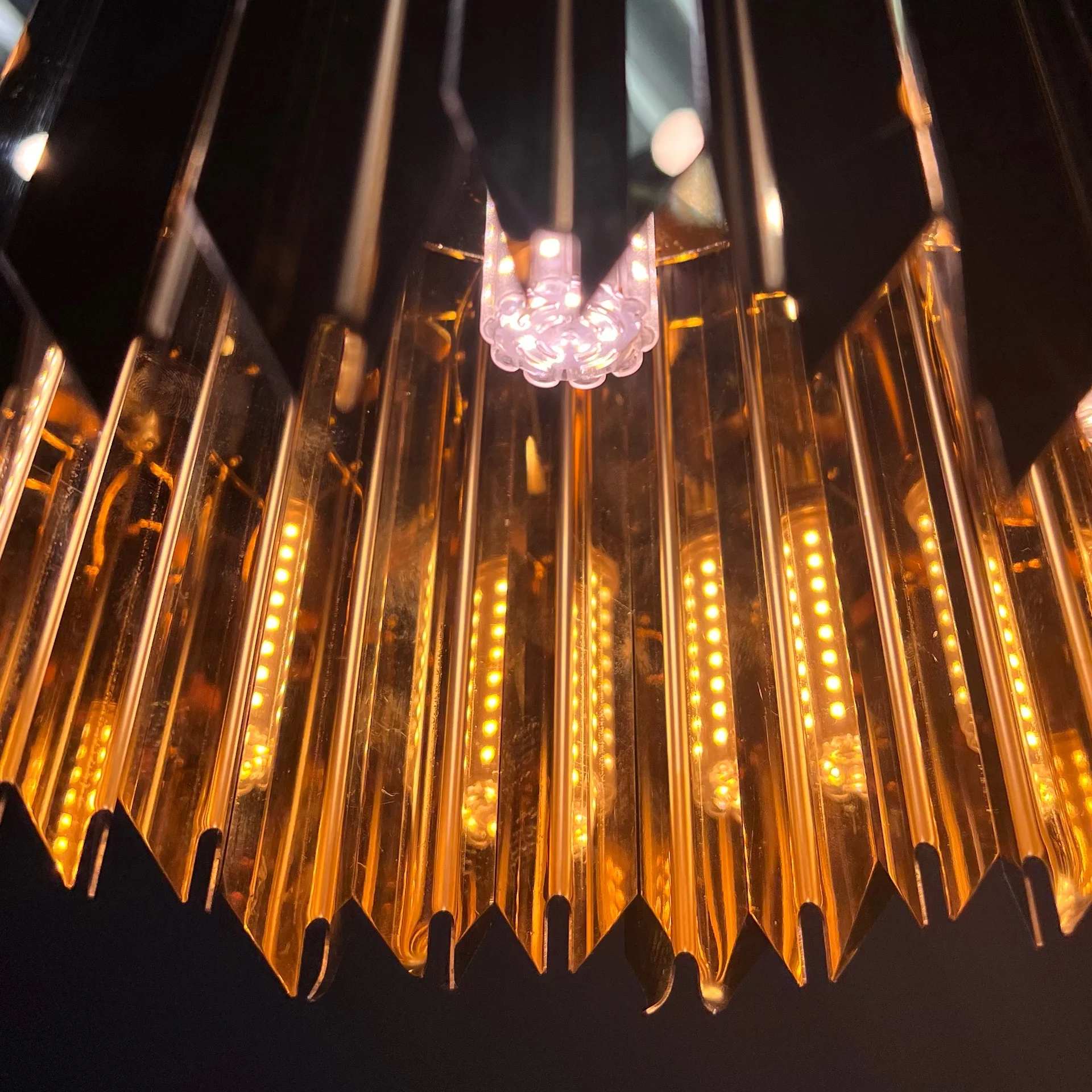 Подвесной светильник Tom Kirk Facet Pendant Gold - миниатюра 21