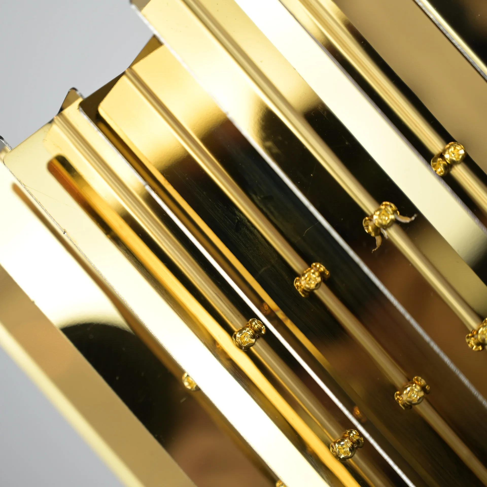 Подвесной светильник Tom Kirk Facet Pendant Gold - миниатюра 3