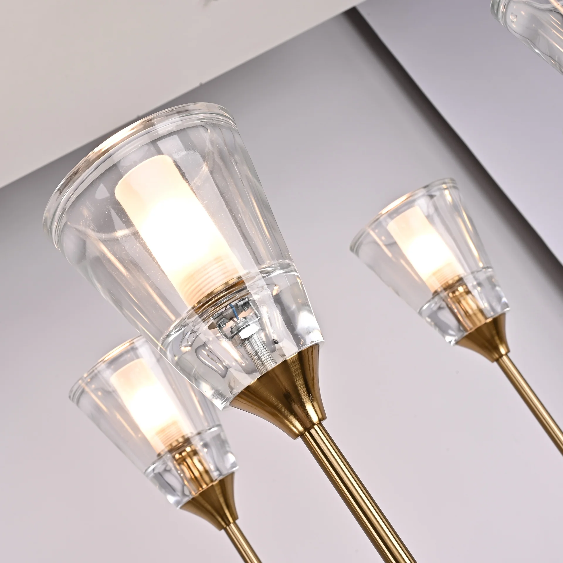 Люстра на штанге TORCHE DE VERRE Linear Chandelier 12 - миниатюра 12