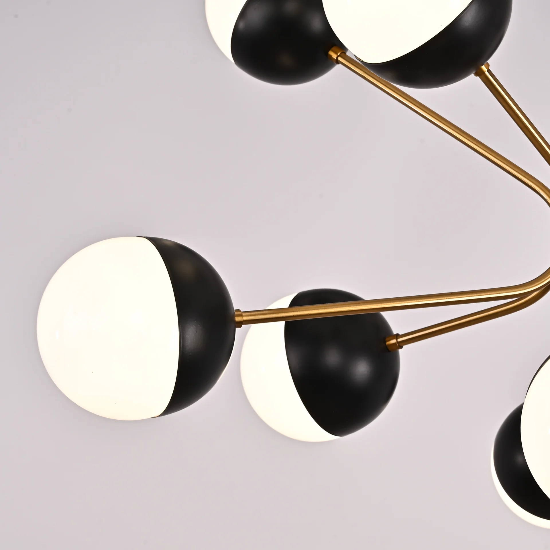 Люстра на штанге Rewire Custom Orb Chandelier in 1950 - миниатюра 5