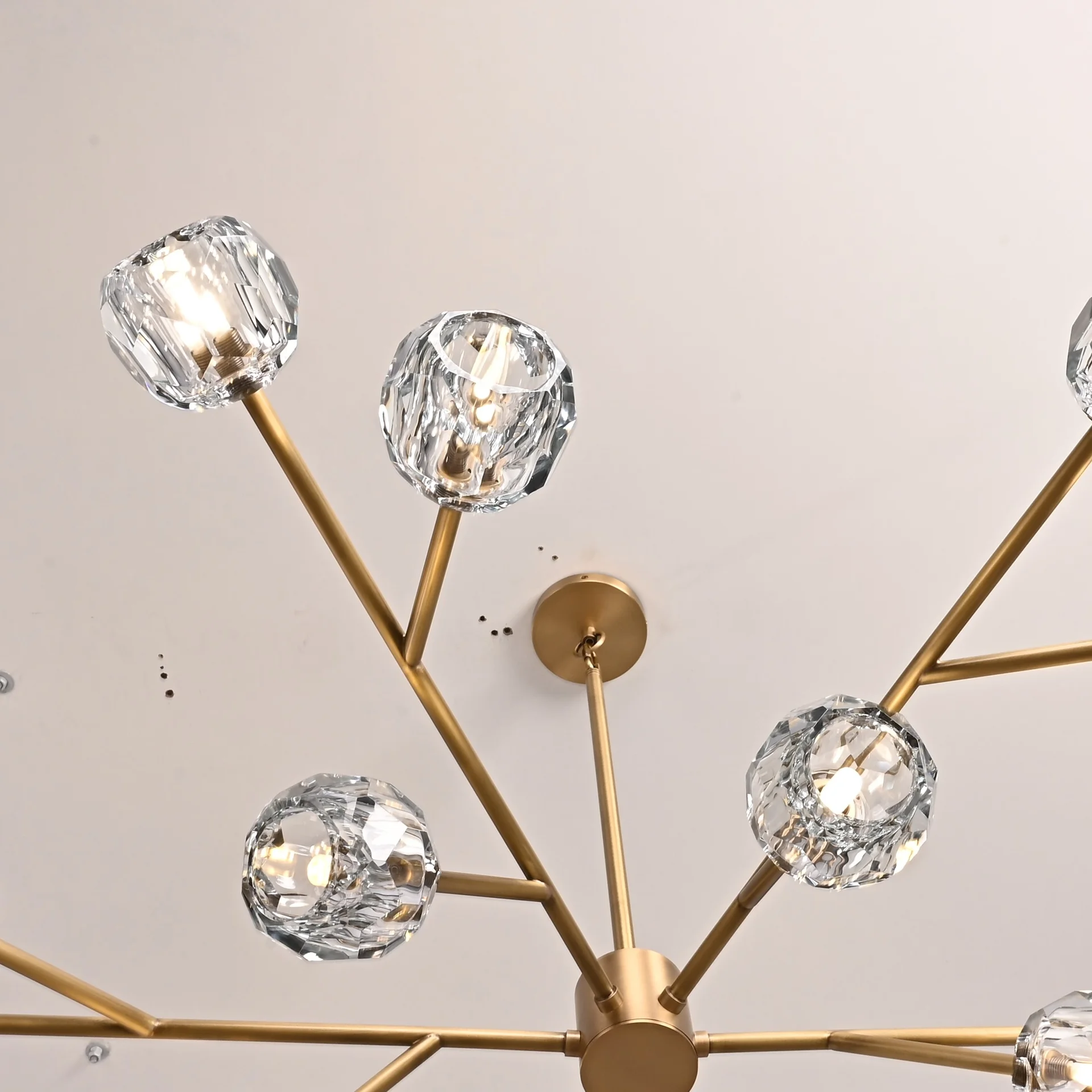 Люстра на штанге Boule De Cristal Round Chandelier 18 - миниатюра 13