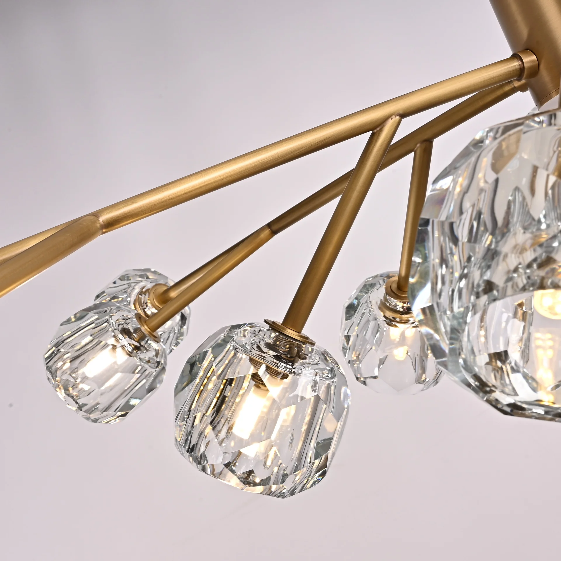 Люстра на штанге Boule De Cristal Round Chandelier 18 - миниатюра 14