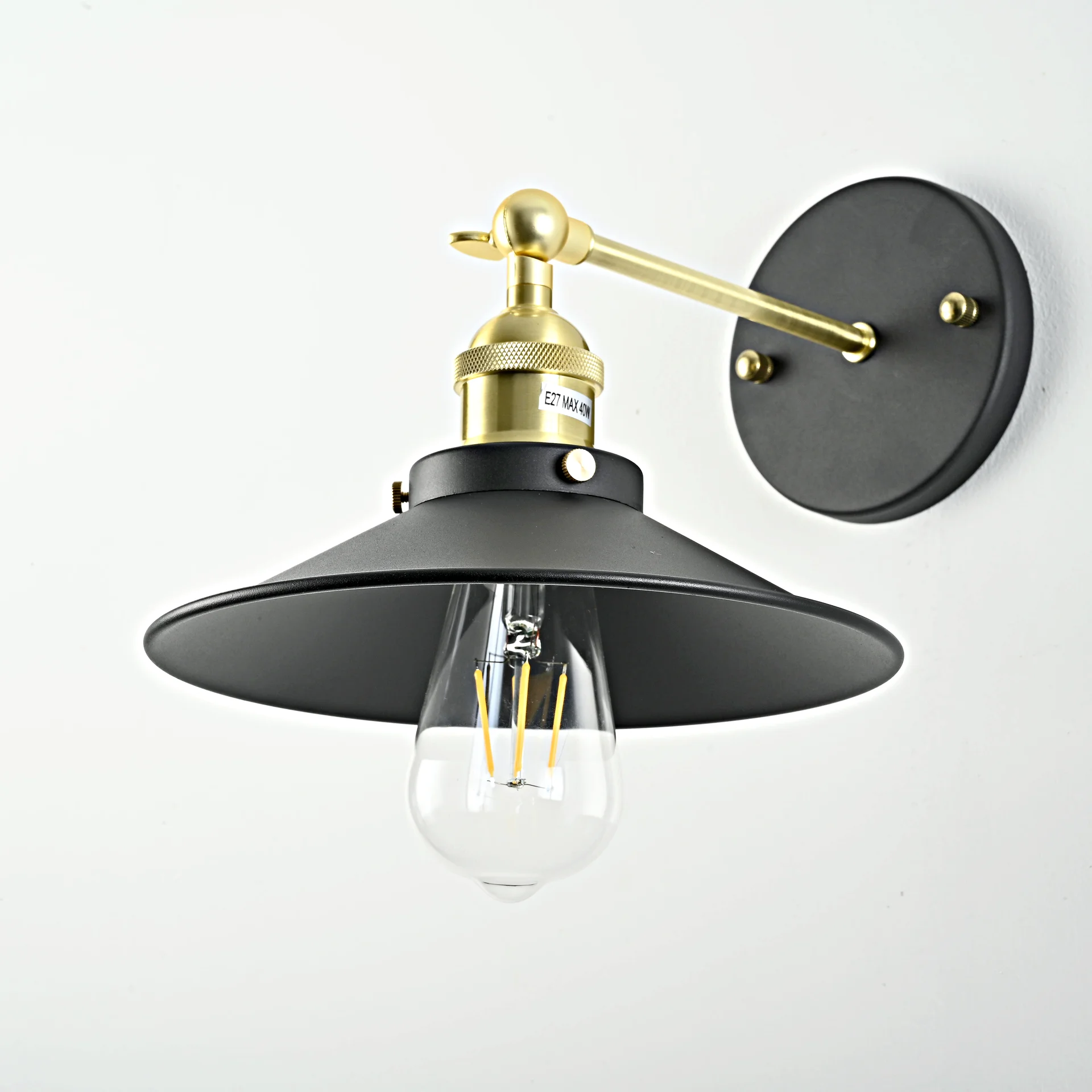 Бра Loft Cone Factory Black - миниатюра 4