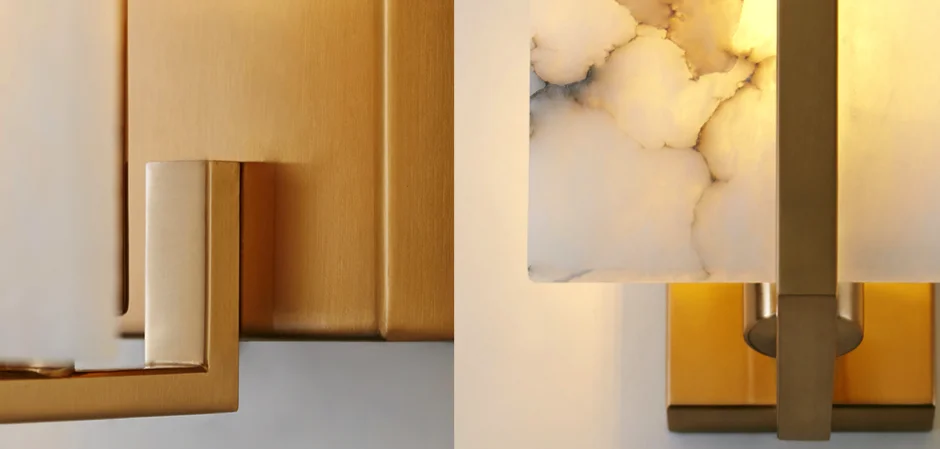 Бра Marble square Wall Lamp - миниатюра 2