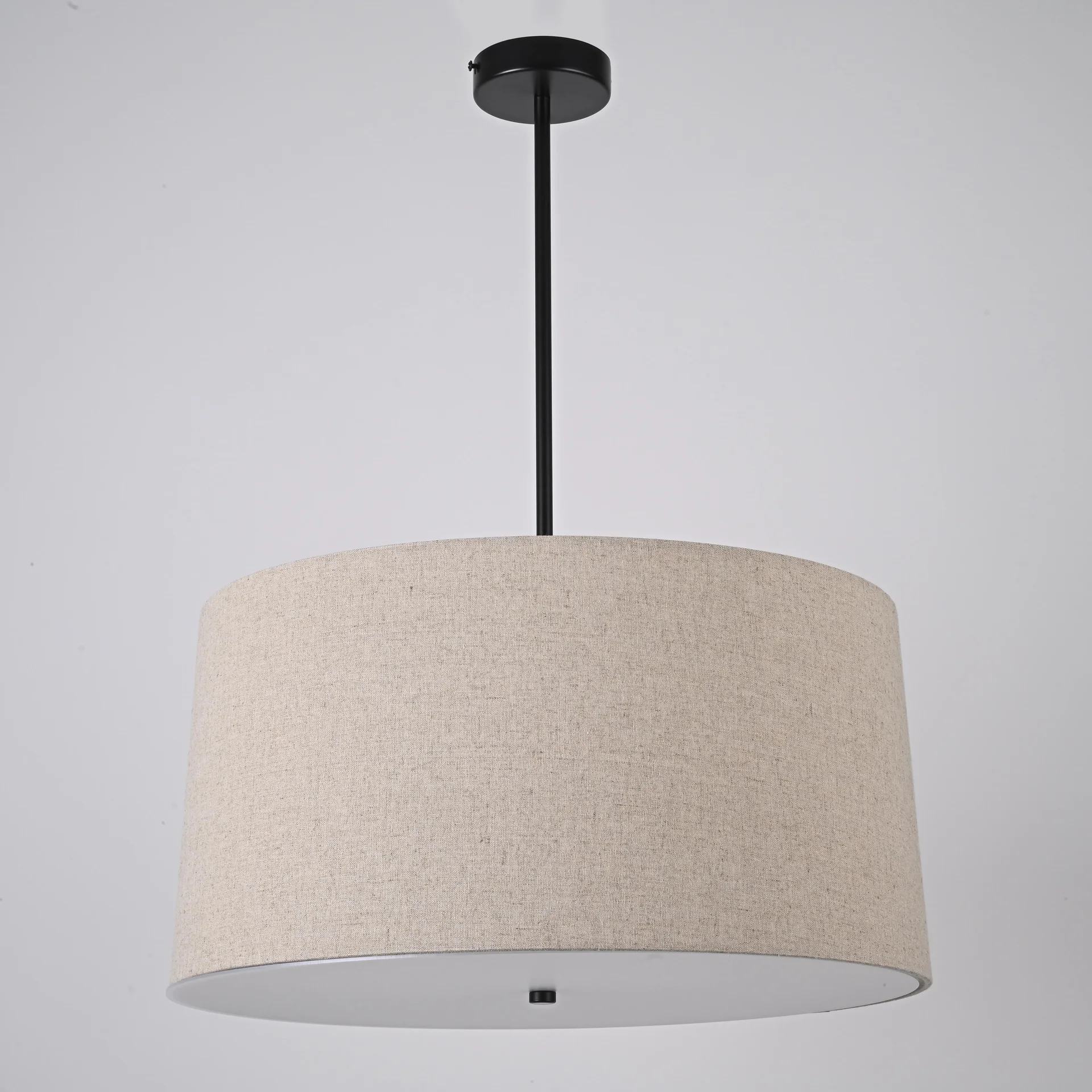 Подвесной светильник RH ROUND Linen Shade Pendant - миниатюра 3