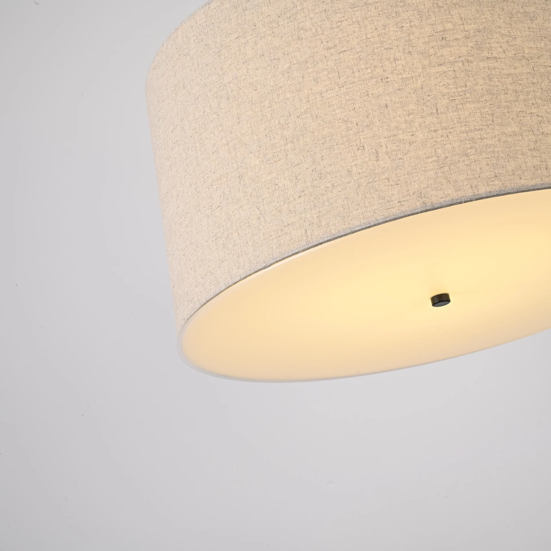Подвесной светильник RH ROUND Linen Shade Pendant - миниатюра 5