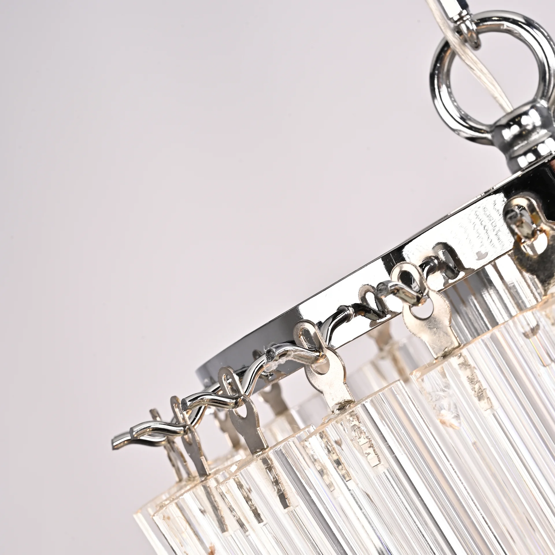Подвесная люстра Odeon Chandelier Glass Clear - миниатюра 12