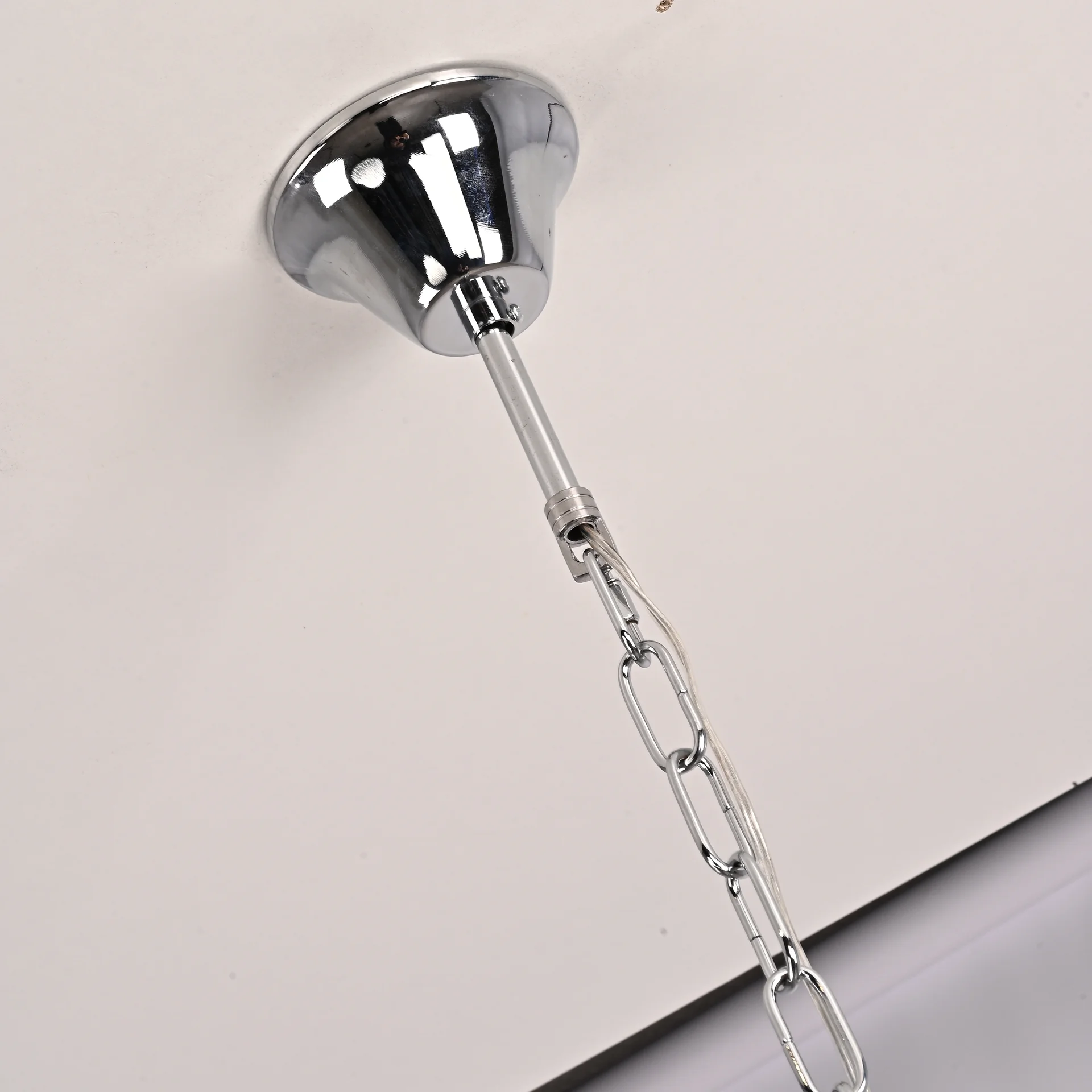 Подвесная люстра Odeon Chandelier Glass Clear - миниатюра 4