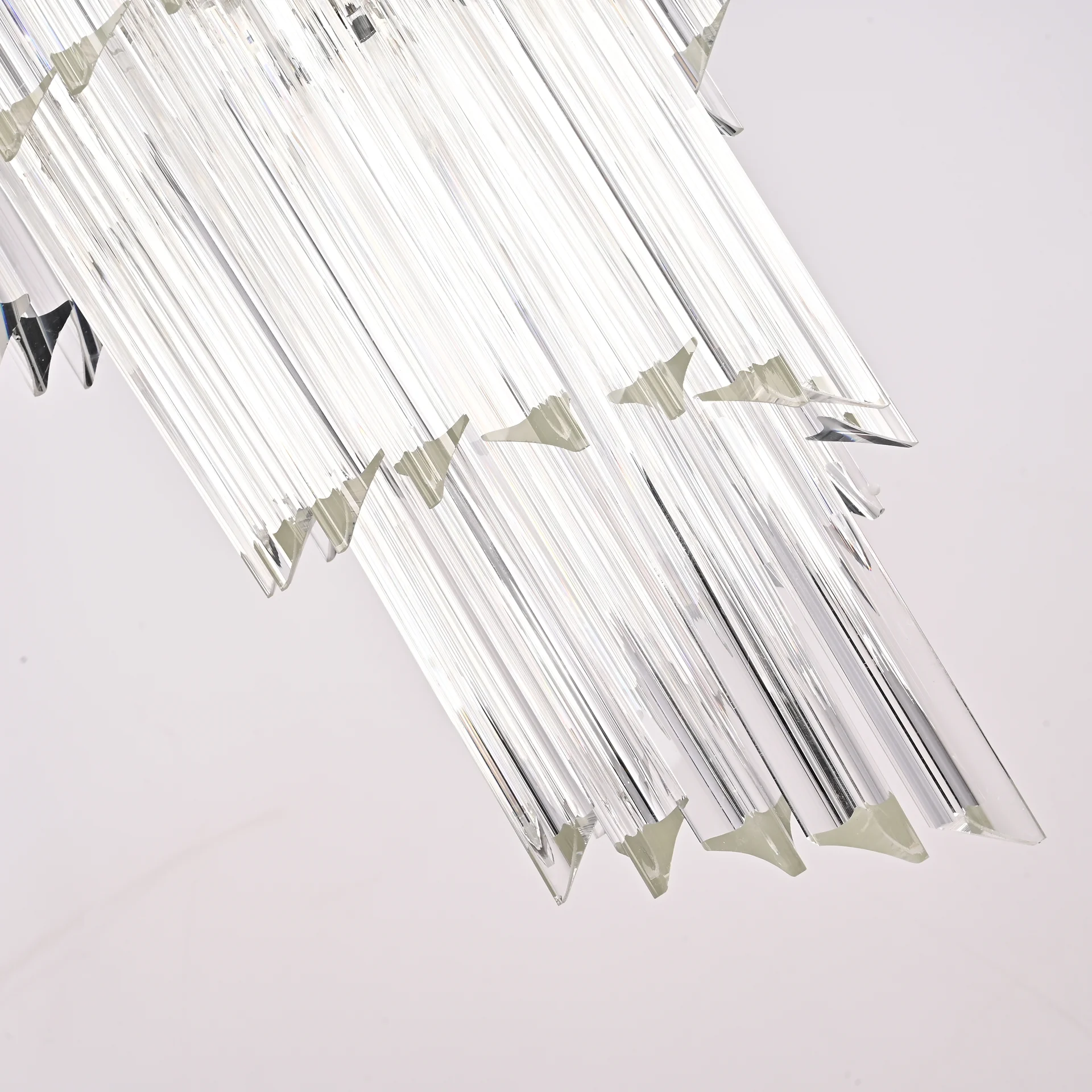 Подвесная люстра Odeon Chandelier Glass Clear - миниатюра 7