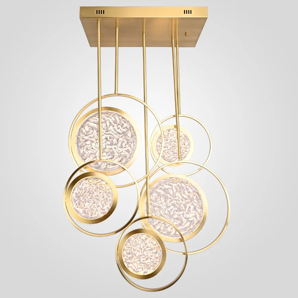 Дизайнерская люстра на штанге ЛУНА lighting collection L60 - изображение 1
