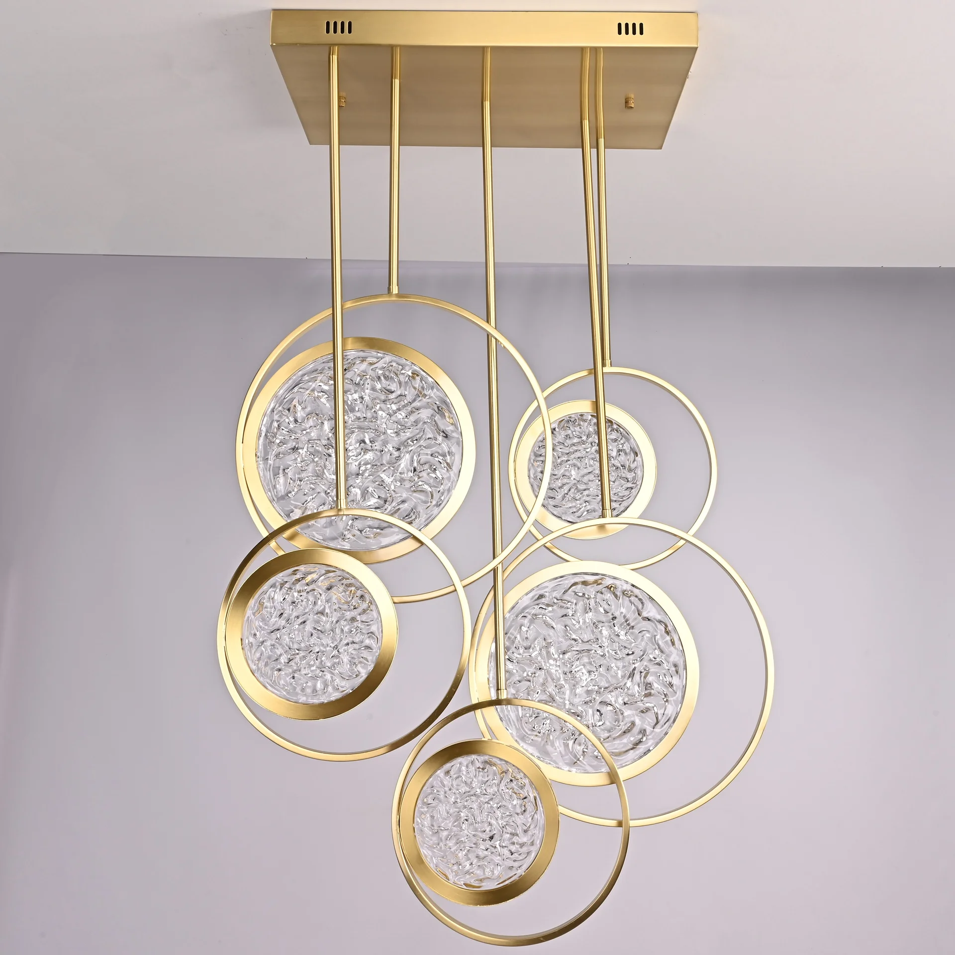 Дизайнерская люстра на штанге ЛУНА lighting collection L60 - миниатюра 12