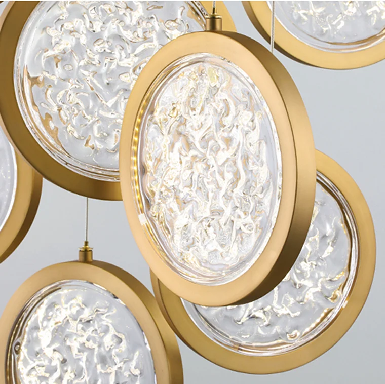 Дизайнерская люстра на штанге ЛУНА lighting collection L60 - миниатюра 14