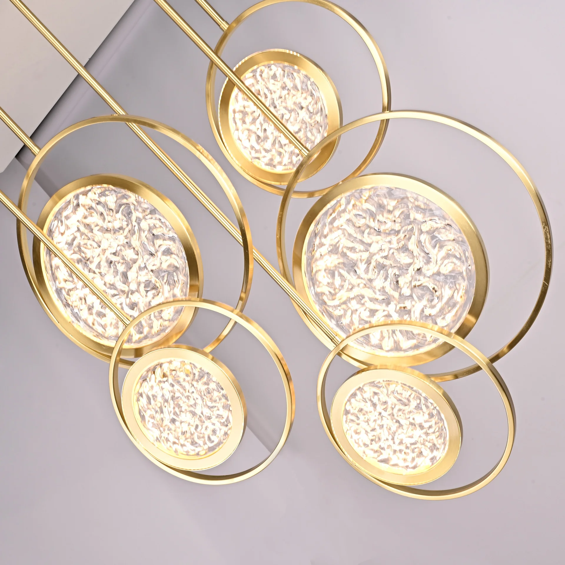 Дизайнерская люстра на штанге ЛУНА lighting collection L60 - миниатюра 2