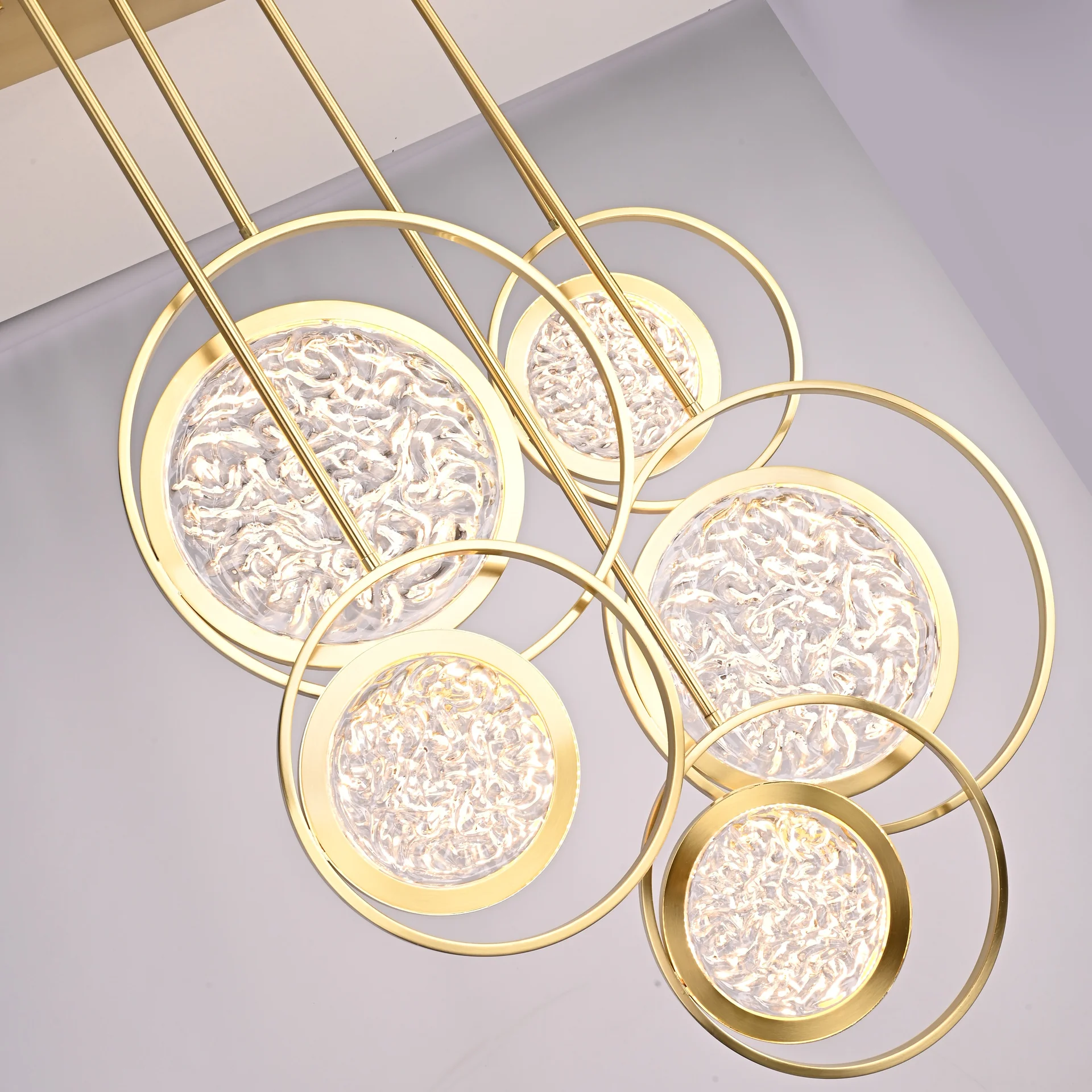 Дизайнерская люстра на штанге ЛУНА lighting collection L60 - миниатюра 6