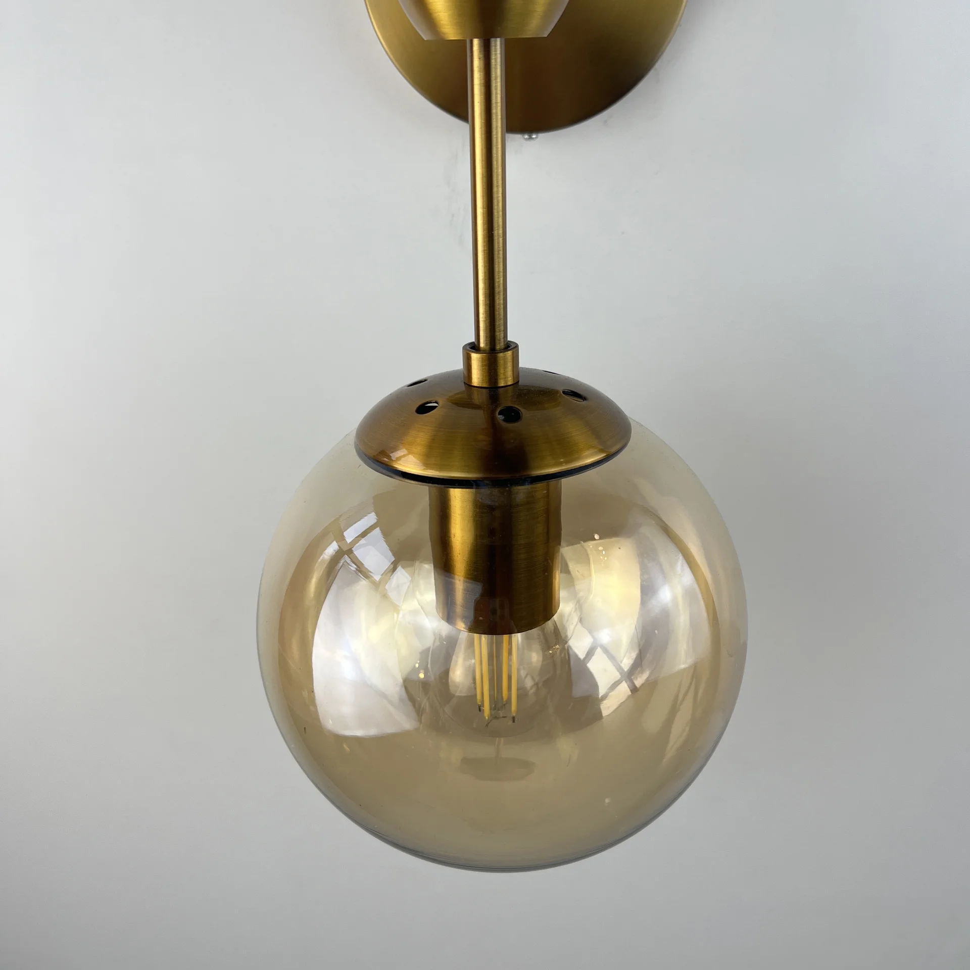 Бра Modo Sconce 2 Globes Gold - миниатюра 14