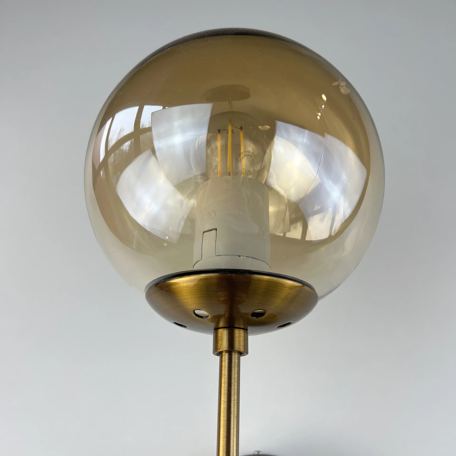 Бра Modo Sconce 2 Globes Gold - миниатюра 19