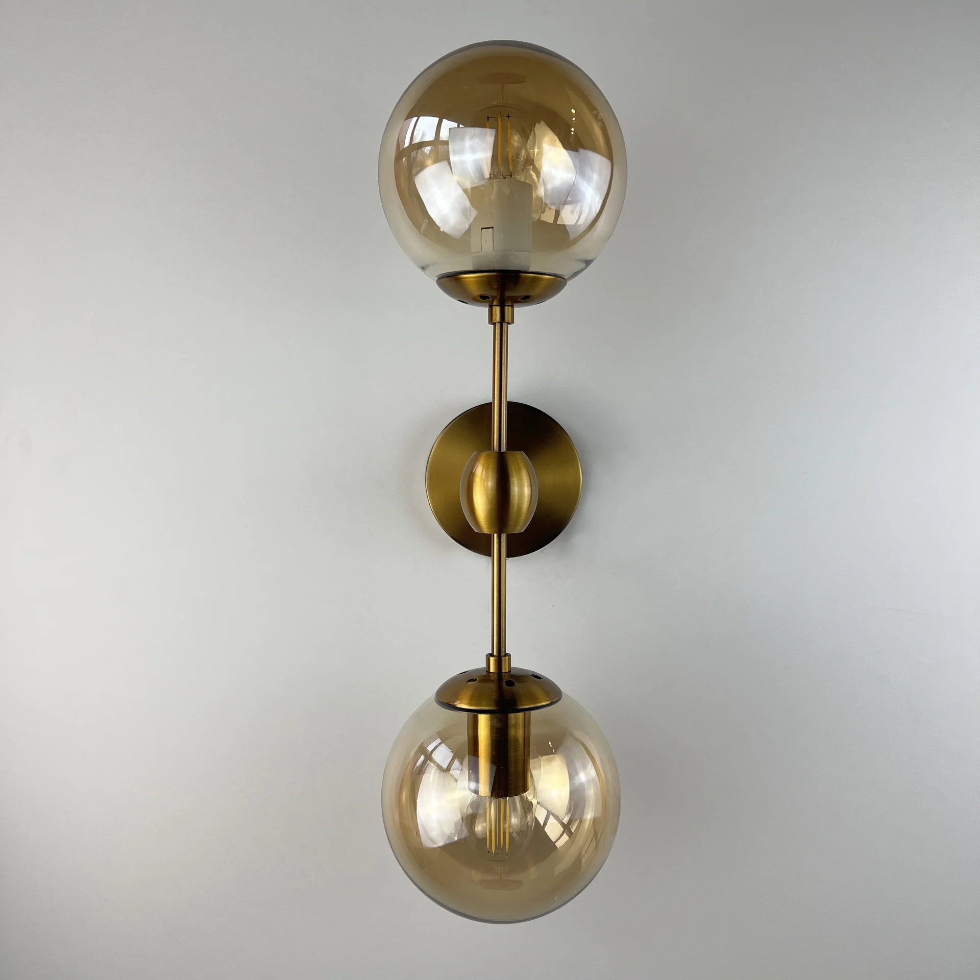 Бра Modo Sconce 2 Globes Gold - миниатюра 20