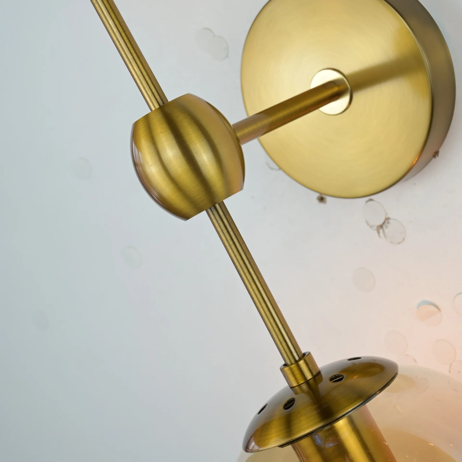 Бра Modo Sconce 2 Globes Gold - миниатюра 4