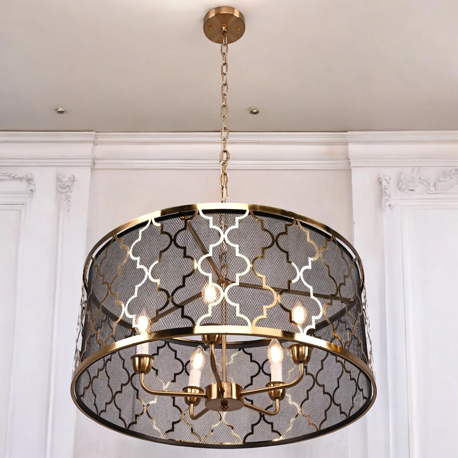 Подвесная люстра Romeo Five Light Pendant Lamp design by Cyan Design - миниатюра 9