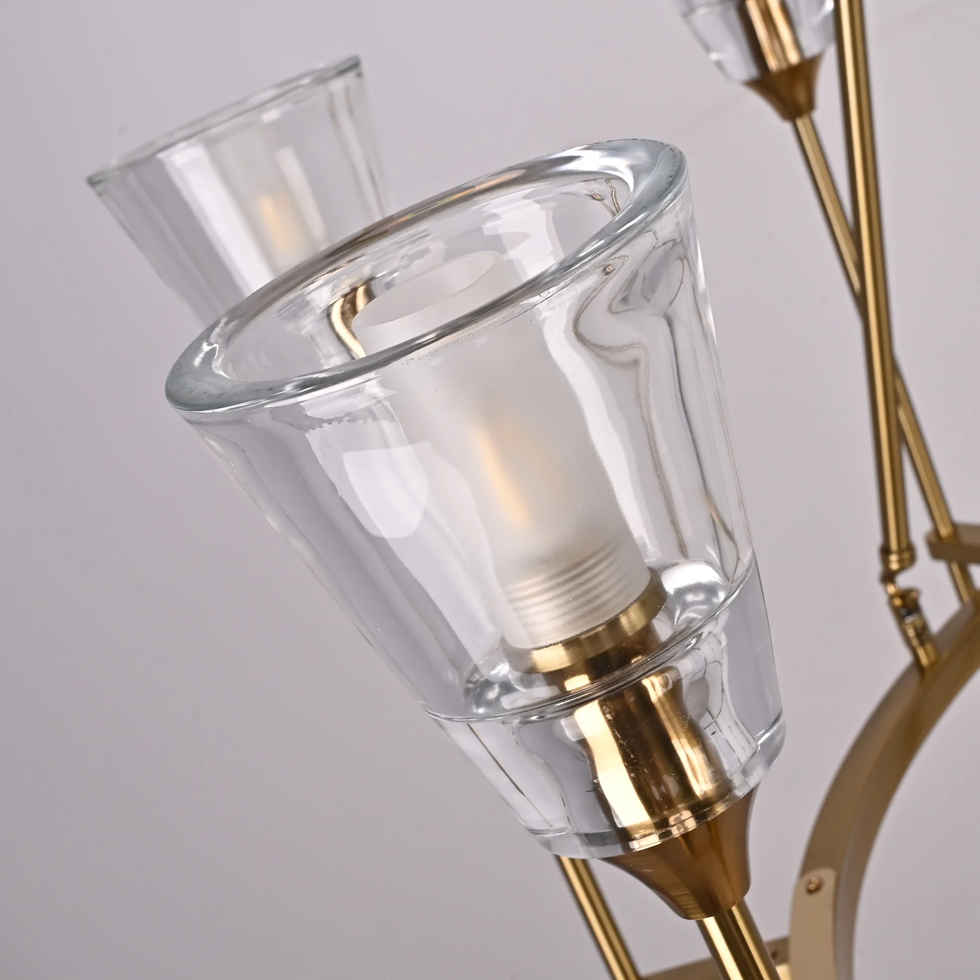 Люстра на штанге TORCHE DE VERRE Round Chandelier 8 - миниатюра 5